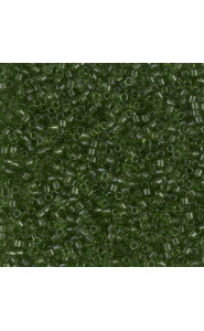Miyuki delica beads 15/0 - Transparent olive DBS-1107
